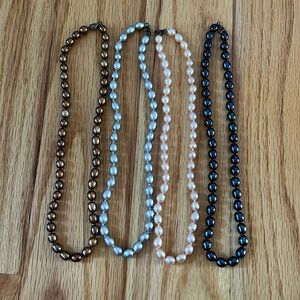 Pearl necklaces